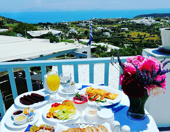 Breakfast at Petali Village Hotel