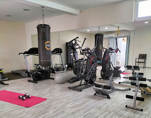 Gym at Petali Village Hotel in Sifnos