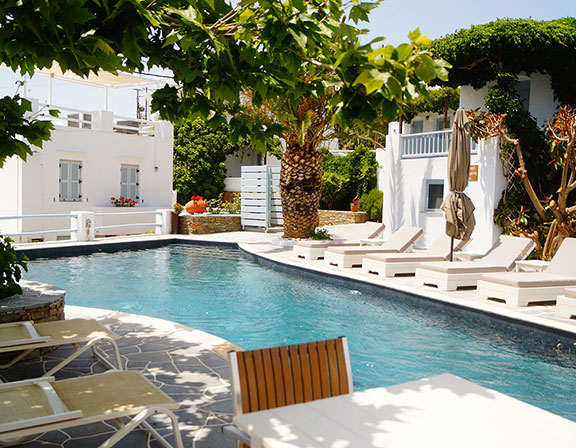 Pool area of Petali Village Hotel